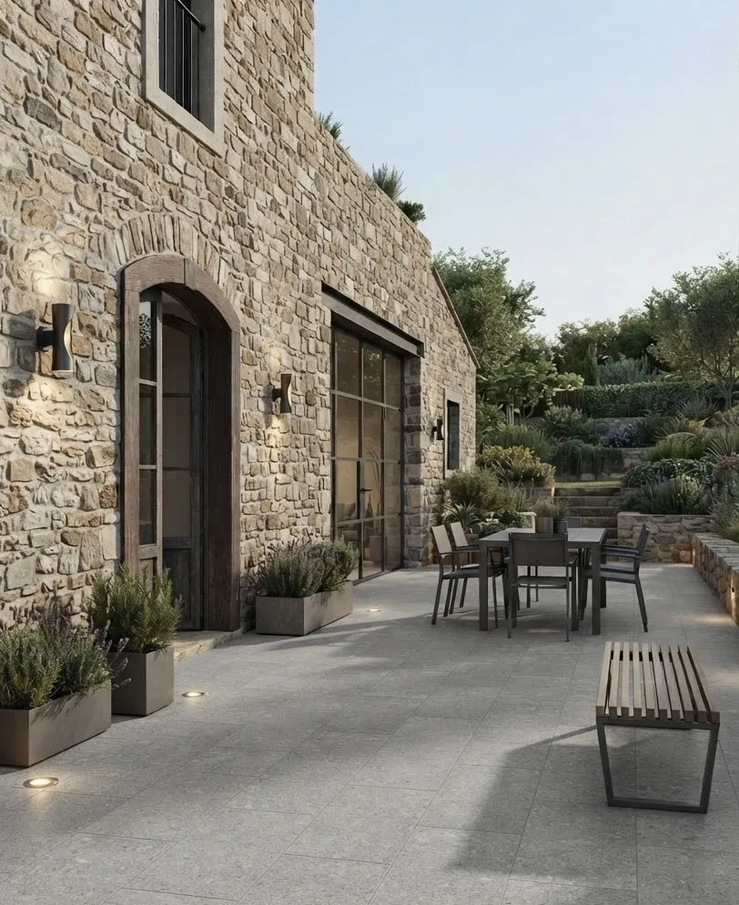 60x120 Stonecrete Grey spessore 2 CM.